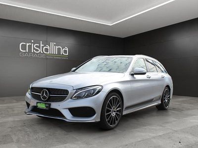 Silber Gebraucht 2015 Mercedes C400 AMG line Kombi | CHF 26’900 (Fairer Preis)