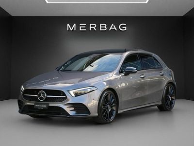 Grau Gebraucht 2022 Mercedes A200 AMG line Limousine | CHF 27’900 (Fairer Preis)
