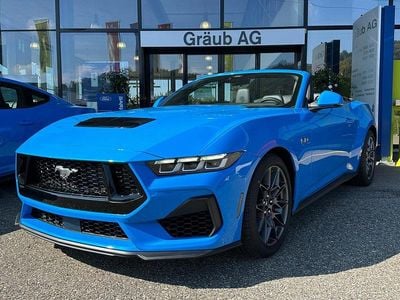 Neu Ford Mustang GT Convertible 446 PS (328 kW) 2025 Blau Cabrio