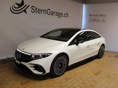 Weiss Gebraucht 2024 Mercedes EQS500 AMG line Limousine | CHF 88’000