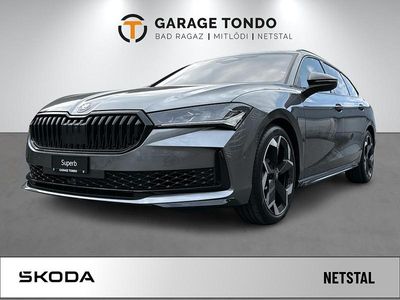 Grau Neu 2025 Skoda Superb SportLine Kombi | CHF 63’600 (Etwas zu teuer)