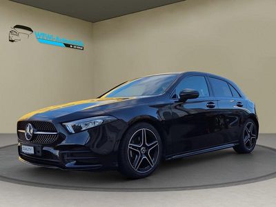 Schwarz Gebraucht 2021 Mercedes A200 AMG line Limousine | CHF 27’895 (Guter Preis)