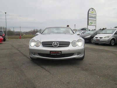Gebraucht Mercedes SL500 306 PS (225 kW) 2002 Silber, met. Cabrio