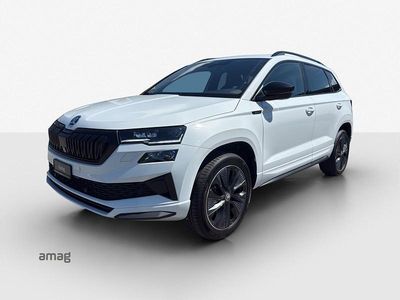 Moon weiss, metallic Gebraucht 2025 Skoda Karoq SportLine SUV | CHF 42’100 (Teuer)