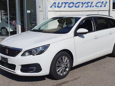 Weiss Gebraucht 2020 Peugeot 308 SW Allure Kombi | CHF 16’800 (Etwas zu teuer)