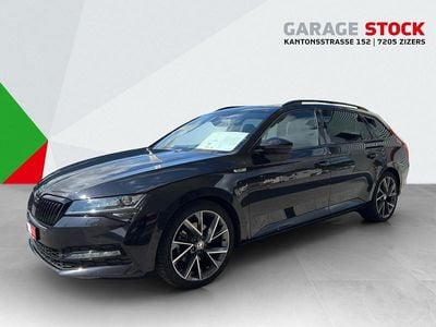 Schwarz Gebraucht 2019 Skoda Superb SportlinePlus Kombi | CHF 25’900 (Fairer Preis)