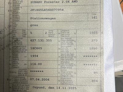 Gebraucht 2006 Subaru Forester Comfort SUV | CHF 4’980 (Etwas zu teuer)