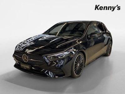 Schwarz Gebraucht 2023 Mercedes A180 AMG line Limousine | CHF 35’800 (Teuer)