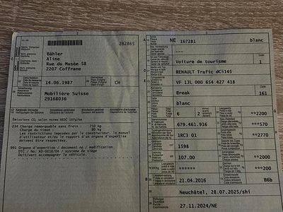 Gebraucht 2016 Renault Trafic Van | CHF 12’500