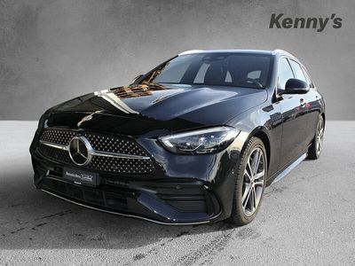 Schwarz Gebraucht 2023 Mercedes C220 AMG line Kombi | CHF 49’800 (Teuer)