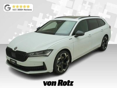 Weiss Neu 2025 Skoda Superb SportLine | CHF 52’940 (Fairer Preis)
