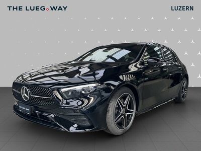 Schwarz Gebraucht 2024 Mercedes A220 AMG line Limousine | CHF 49’700 (Teuer)