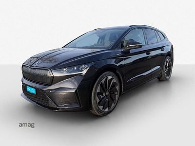 Gebraucht Skoda Enyaq iV SportLine 150 kW (204 PS) 2021 Magic schwarz, perleffekt SUV
