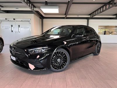 Neu Mercedes A200 Night 177 PS (130 kW) 2025 Schwarz Limousine