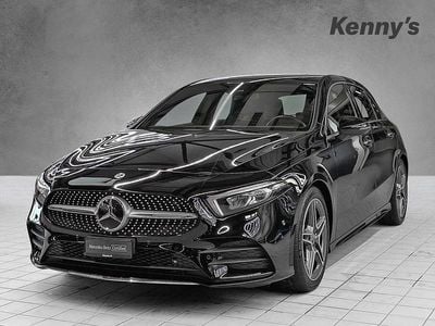 Schwarz Gebraucht 2021 Mercedes A220 AMG line Limousine | CHF 31’890 (Fairer Preis)
