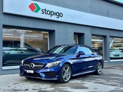 Blau Gebraucht 2017 Mercedes C250 AMG line Cabrio | CHF 23’500 (Guter Preis)