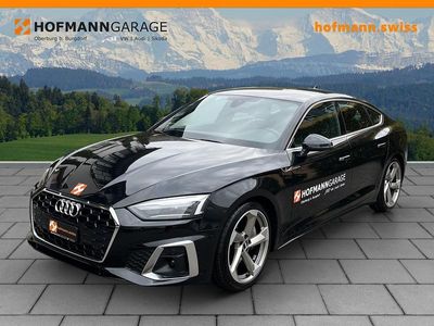 Schwarz Gebraucht 2021 Audi A5 Sportback S-Line Kleinwagen | CHF 46’944 (Teuer)