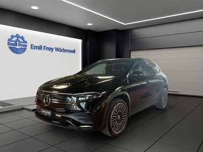 Schwarz Gebraucht 2021 Mercedes EQA250 AMG line SUV | CHF 28’850 (Fairer Preis)