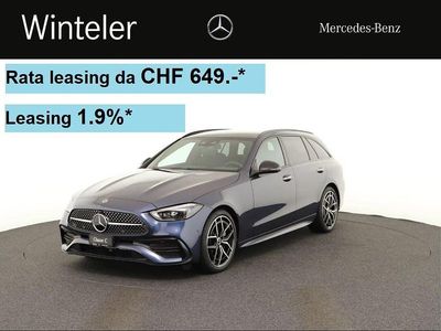 Neu Mercedes C220 200 PS (147 kW) 2026 Blau Kombi