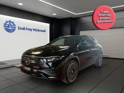 Schwarz Gebraucht 2021 Mercedes EQA250 AMG line SUV | CHF 28’850 (Fairer Preis)