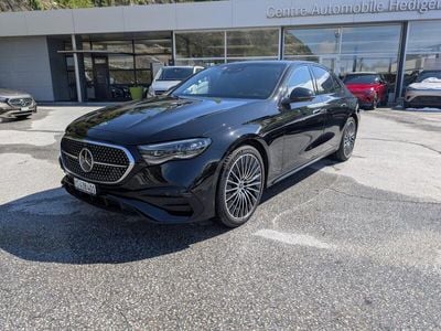 Schwarz Gebraucht 2025 Mercedes E400 AMG line Limousine | CHF 88’500 (Fairer Preis)