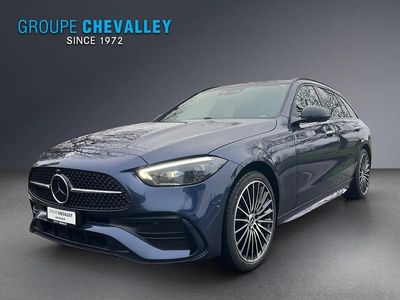 Neu Mercedes C300e 259 PS (190 kW) 2025 Blau Kombi