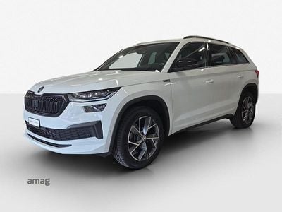 Moon weiss, metallic Gebraucht 2024 Skoda Kodiaq SportLine SUV | CHF 39’888 (Superpreis)