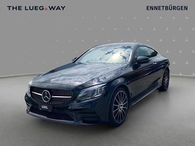 Schwarz Gebraucht 2021 Mercedes C300e AMG line Coupé | CHF 39’900 (Superpreis)