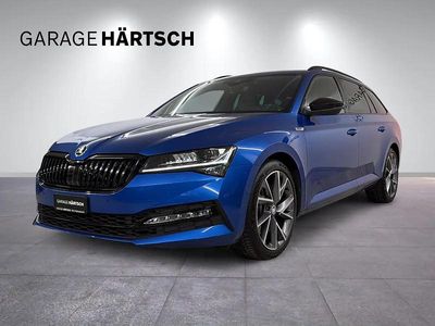 Blau Gebraucht 2025 Skoda Superb SportLine Kombi | CHF 38’940 (Etwas zu teuer)