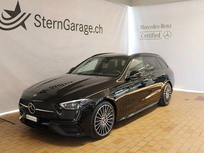 Gebraucht Mercedes C220 AMG line 200 PS (147 kW) 2024 Schwarz Kombi