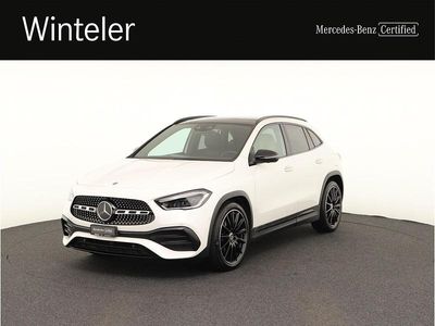 Weiss Gebraucht 2021 Mercedes GLA250 AMG line SUV | CHF 36’900 (Etwas zu teuer)