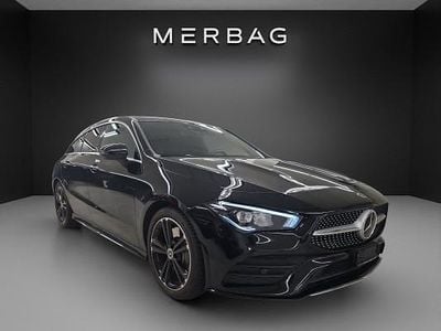 Schwarz Gebraucht 2021 Mercedes CLA250 Shooting Brake AMG line Kombi | CHF 31’900 (Superpreis)