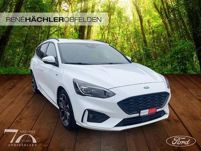 Weiss Gebraucht 2020 Ford Focus ST-Line Kombi | CHF 19’500 (Teuer)
