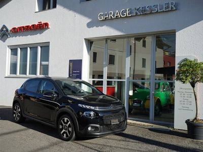 Gebraucht Citroën C3 PureTech 110 PS (80 kW) 2018 Schwarz Kleinwagen