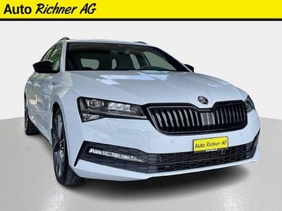 Gebraucht Skoda Superb SportLine 190 PS (139 kW) 2020 Weiss Kombi