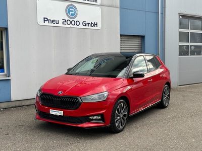 gebraucht Skoda Fabia 1.5 TSI Monte Carlo DSG Velvet Rot