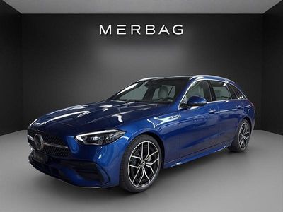Neu Mercedes C220 197 PS (144 kW) 2025 Blau Kombi