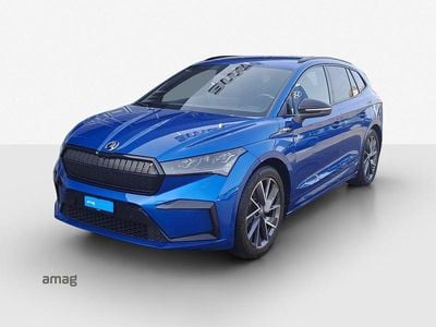 Race blau, metallic Gebraucht 2021 Skoda Enyaq iV SportLine SUV | CHF 25’490 (Fairer Preis)