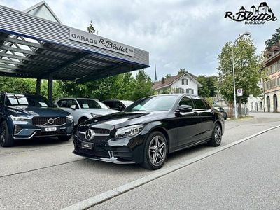 Schwarz Gebraucht 2018 Mercedes C220 AMG line Limousine | CHF 28’900 (Teuer)