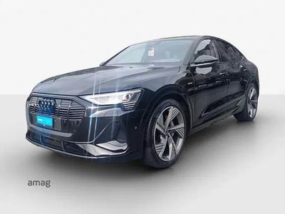 Gebraucht Audi e-tron Sportback Black Edition 300 kW (408 PS) 2021 Mythosschwarz metallic SUV