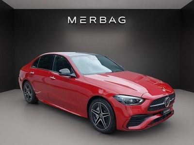Gebraucht Mercedes C200 AMG line 204 PS (150 kW) 2023 Rot Limousine