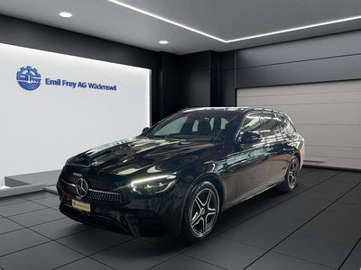 Schwarz Gebraucht 2024 Mercedes E220 AMG line Kombi | CHF 69’800 (Teuer)
