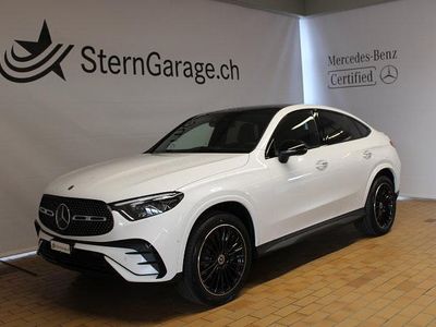 Gebraucht Mercedes GLC300e AMG line 313 PS (230 kW) 2024 Weiss Coupé