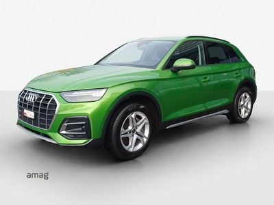 Gebraucht Audi Q5 Advanced 286 PS (210 kW) 2021 Sonderlackierung/javagruen met. (y6w) SUV