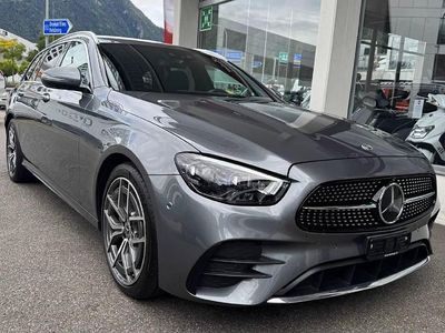 Grau Gebraucht 2021 Mercedes E220 AMG line Kombi | CHF 36’900 (Etwas zu teuer)