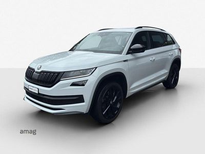 Moon weiss, metallic Gebraucht 2020 Skoda Kodiaq SportLine SUV | CHF 29’990 (Fairer Preis)