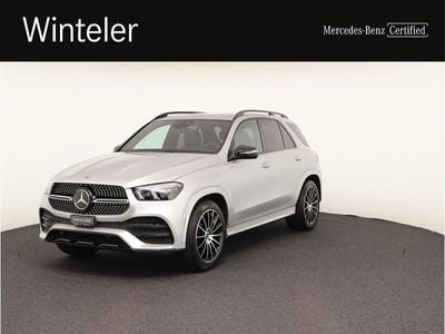 Silber Gebraucht 2019 Mercedes GLE300 AMG line SUV | CHF 57’900 (Teuer)