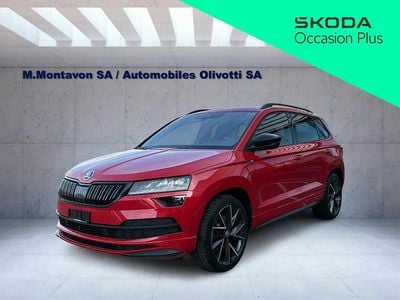 Gebraucht Skoda Karoq SportLine 190 PS (139 kW) 2021 Rot SUV