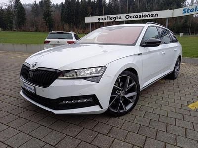 Gebraucht Skoda Superb SportLine 200 PS (147 kW) 2021 Weiss Kombi