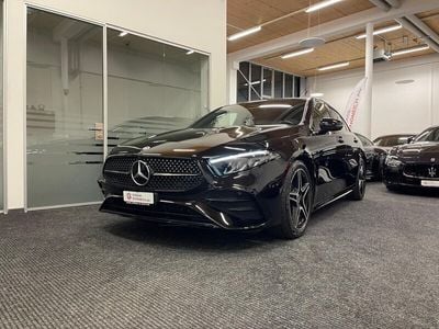 Schwarz Gebraucht 2023 Mercedes A180 AMG line Limousine | CHF 26’900 (Fairer Preis)